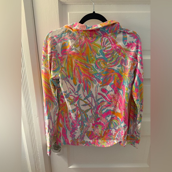 Lilly Pulitzer half zip - Picture 2 of 3